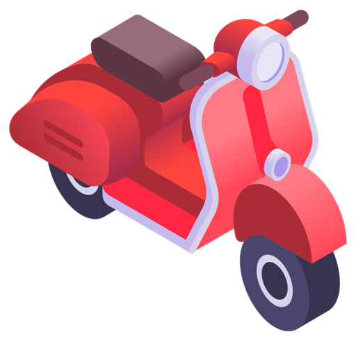 2W two-wheeler vehicle class icon