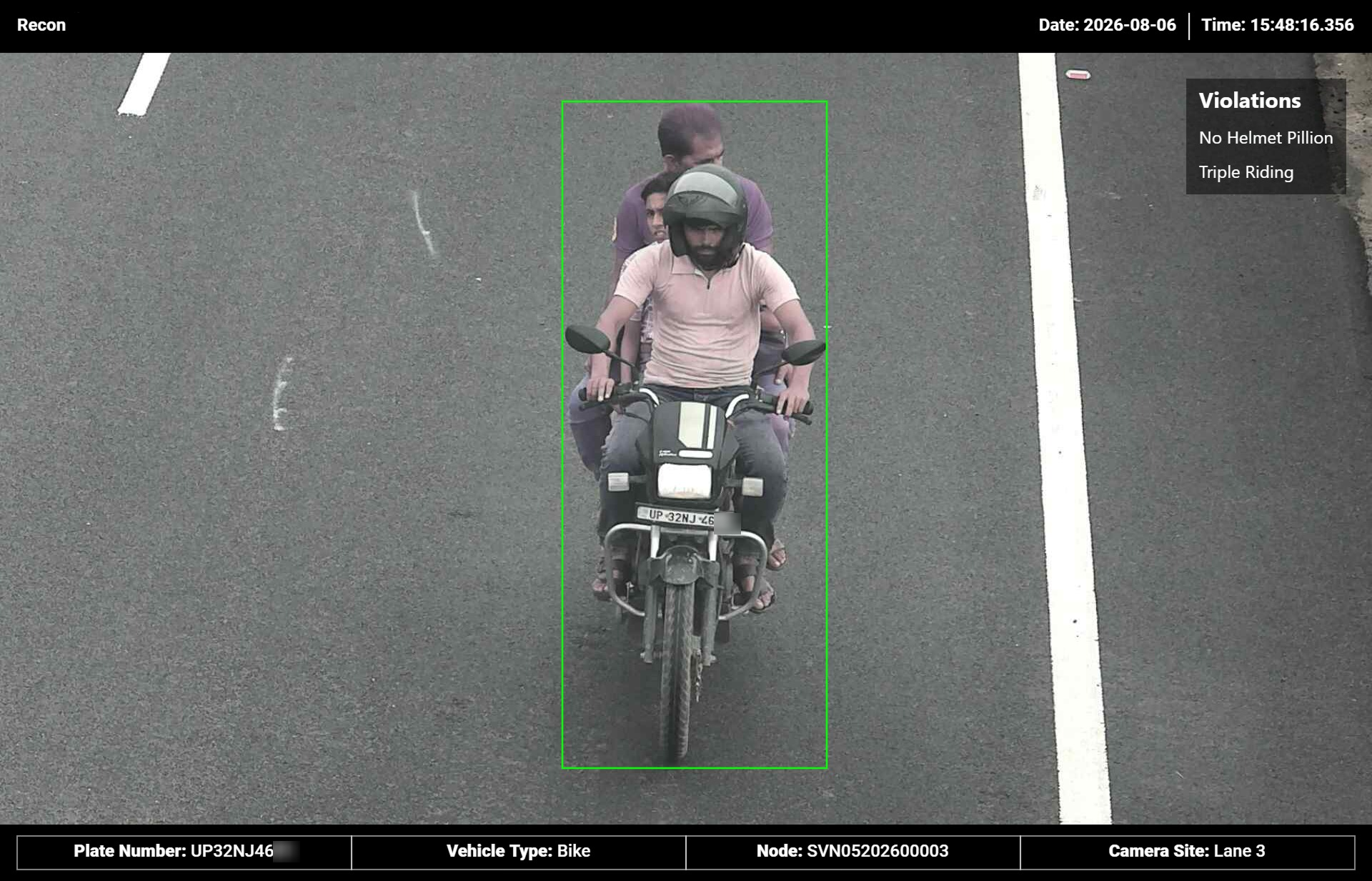 Triple Riding evidence: day capture 1