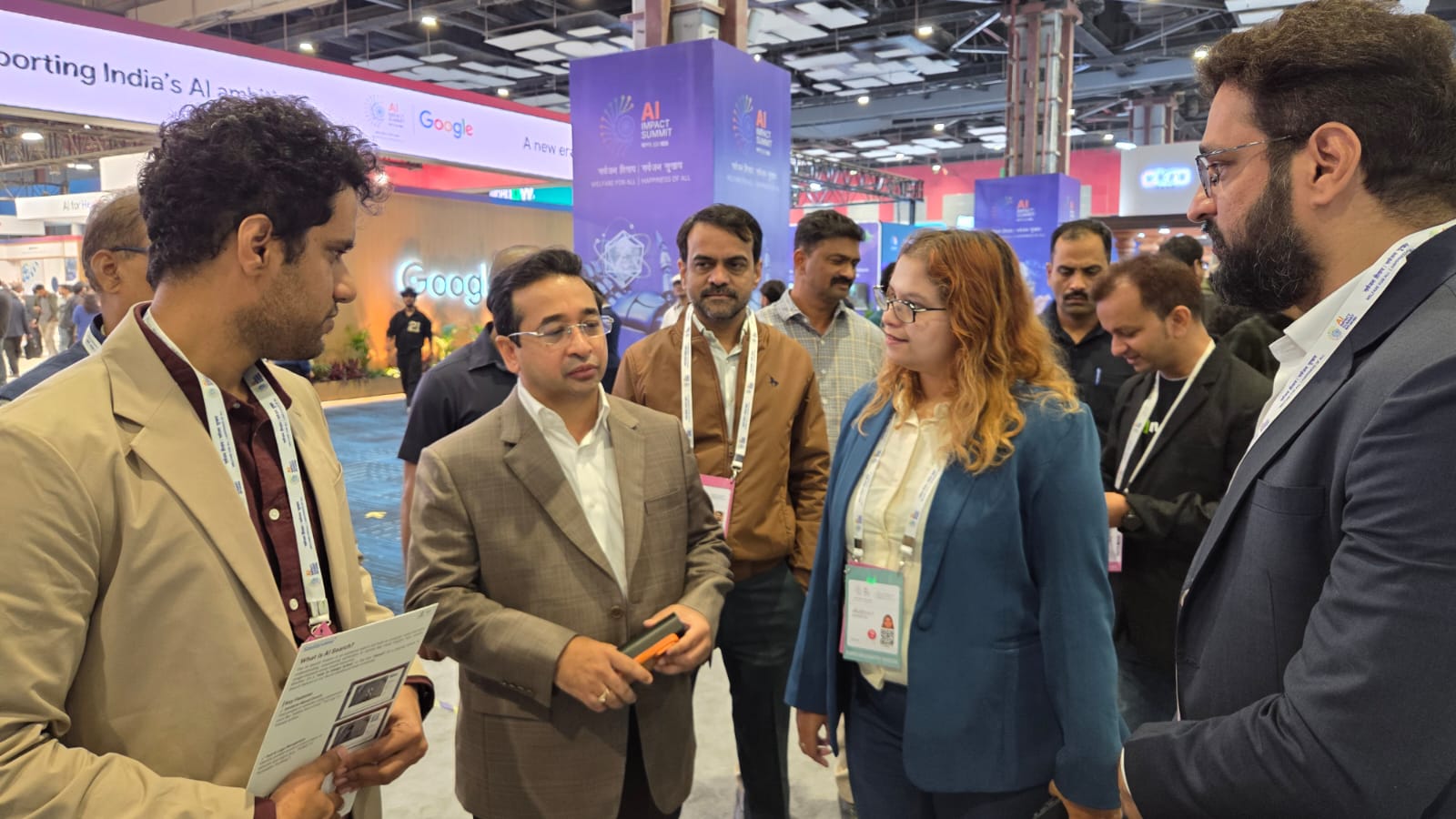 Nitish Rane visits Stellarview booth